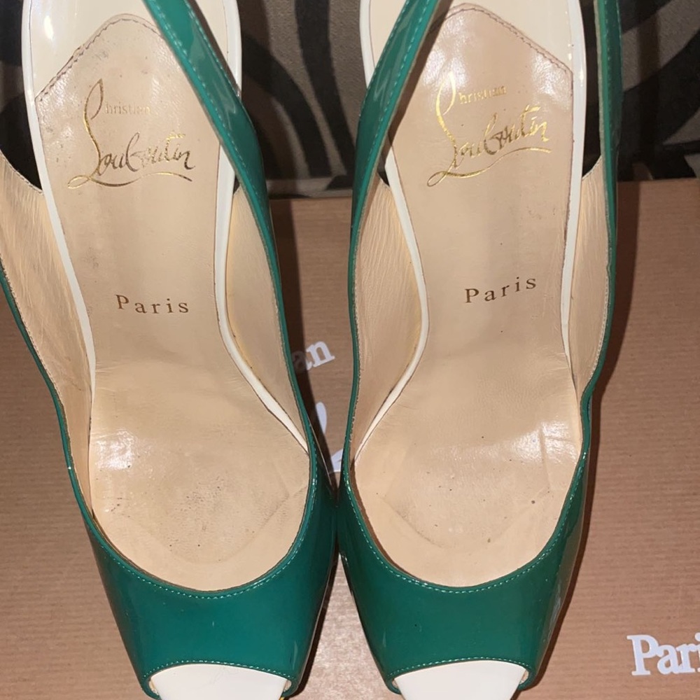 Multicolor Slingback Platforms - image 6